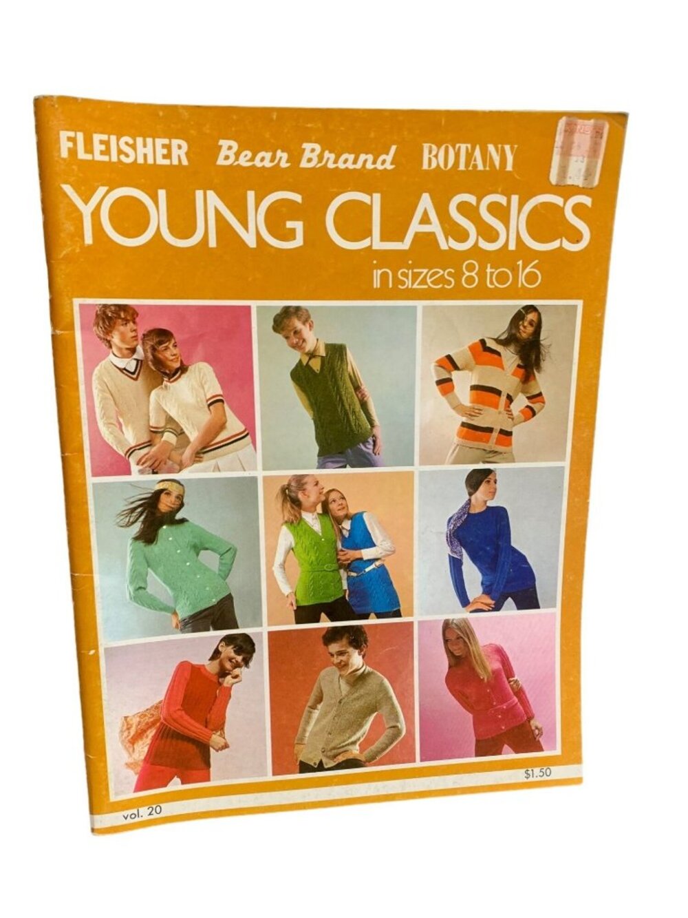Fleisher Bear Brand Botany Young Classics Knitting Pattern Book Size 8-16 Vol. 2